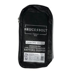 BRUCE BOLT Chrome Series Short Cuff Navy Batting Glove - Navy XLarge