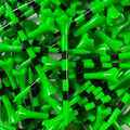 3-1/4'' Pride Performance Golf Tee Striped, Citrus Green, 100 Count
