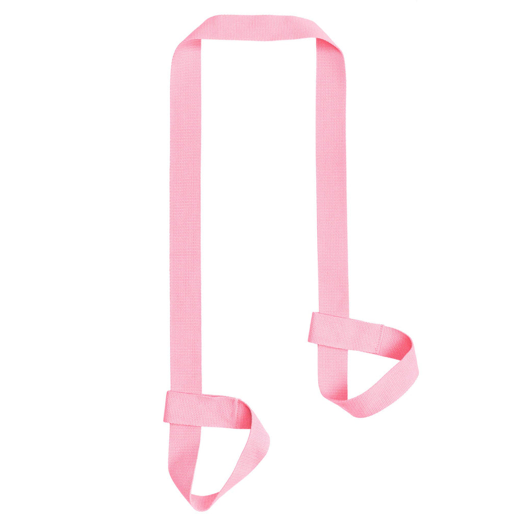 Zooeass Yoga Mat Strap, Adjustable Durable Yoga Mat Carrier & Stretching Strap, 5.9Feet, Multiple Color Choices (Pink,5.9Feet)