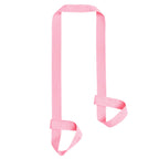 Zooeass Yoga Mat Strap, Adjustable Durable Yoga Mat Carrier & Stretching Strap, 5.9Feet, Multiple Color Choices (Pink,5.9Feet)