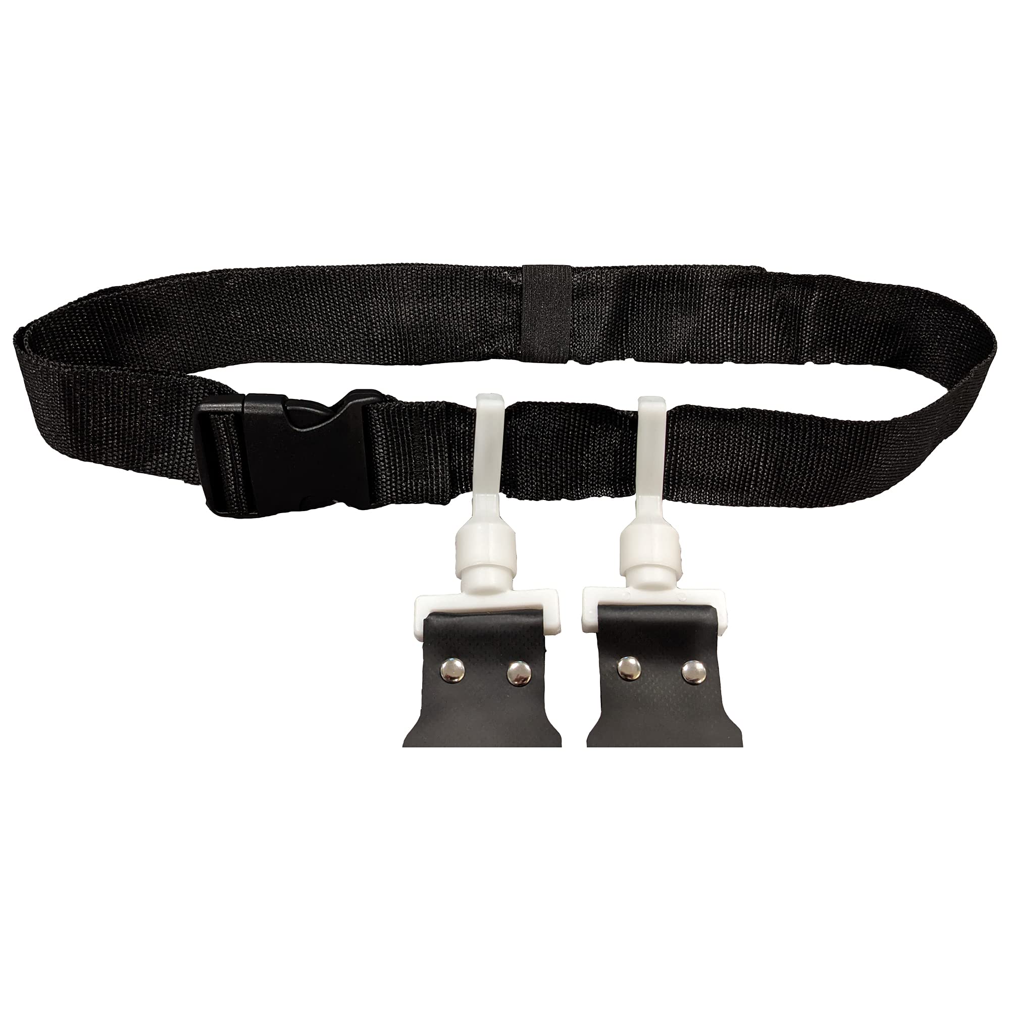 Public Sports Flag Football Belt - 2 Flags - Single (Black)