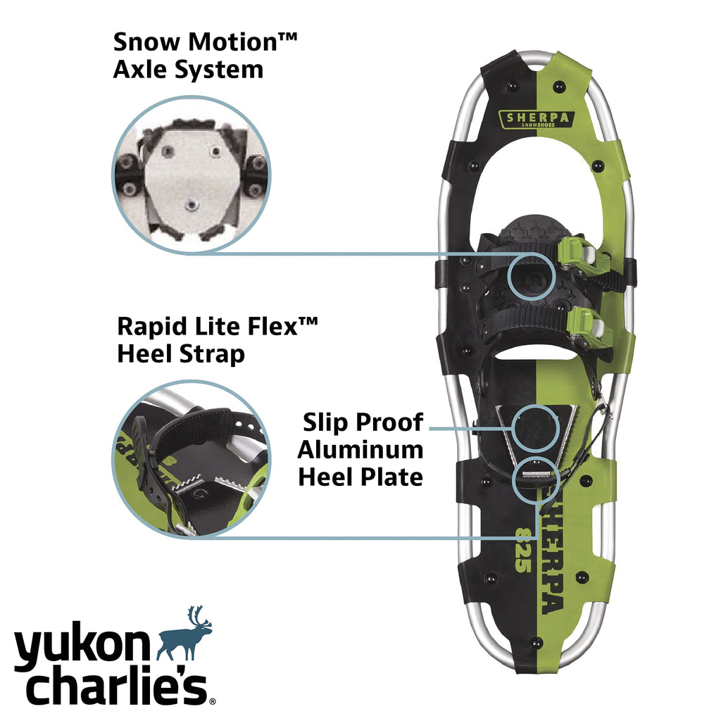 Yukon Charlie'S Sherpa Snowshoe, 8-Inch X 25-Inch