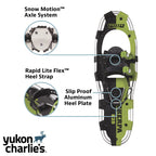 Yukon Charlie'S Sherpa Snowshoe, 8-Inch X 25-Inch