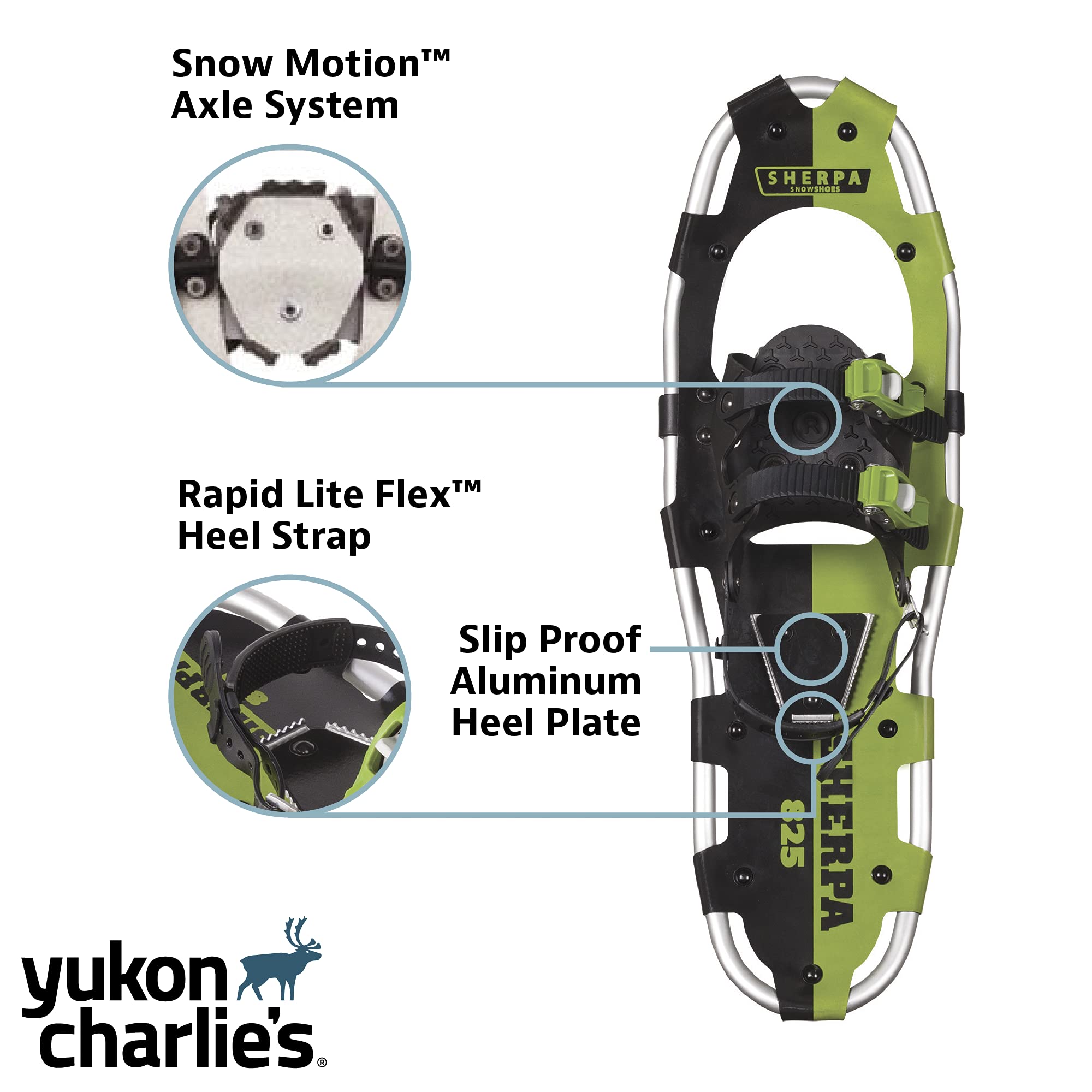 Yukon Charlie'S Sherpa Snowshoe, 8-Inch X 25-Inch