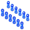 Honbay 12Pcs Aluminum Alloy Tent Rope Tensioner Dual Holes Wind Rope Tent Buckle Guyline Cord Adjuster Camping Tightening Clasp 