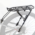 WEEROCK Bike Rear Rack Bicycle Cargo Rack Aluminium Alloy Adjustable Bicycle Carrier Luggage Rack for 24-29 Inch Bicycles, Mount