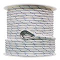 Extreme Max 3006.2526 Boattector Double Braid Nylon Anchor Line With Thimble - 1/2'' X 600', White With Blue Tracer