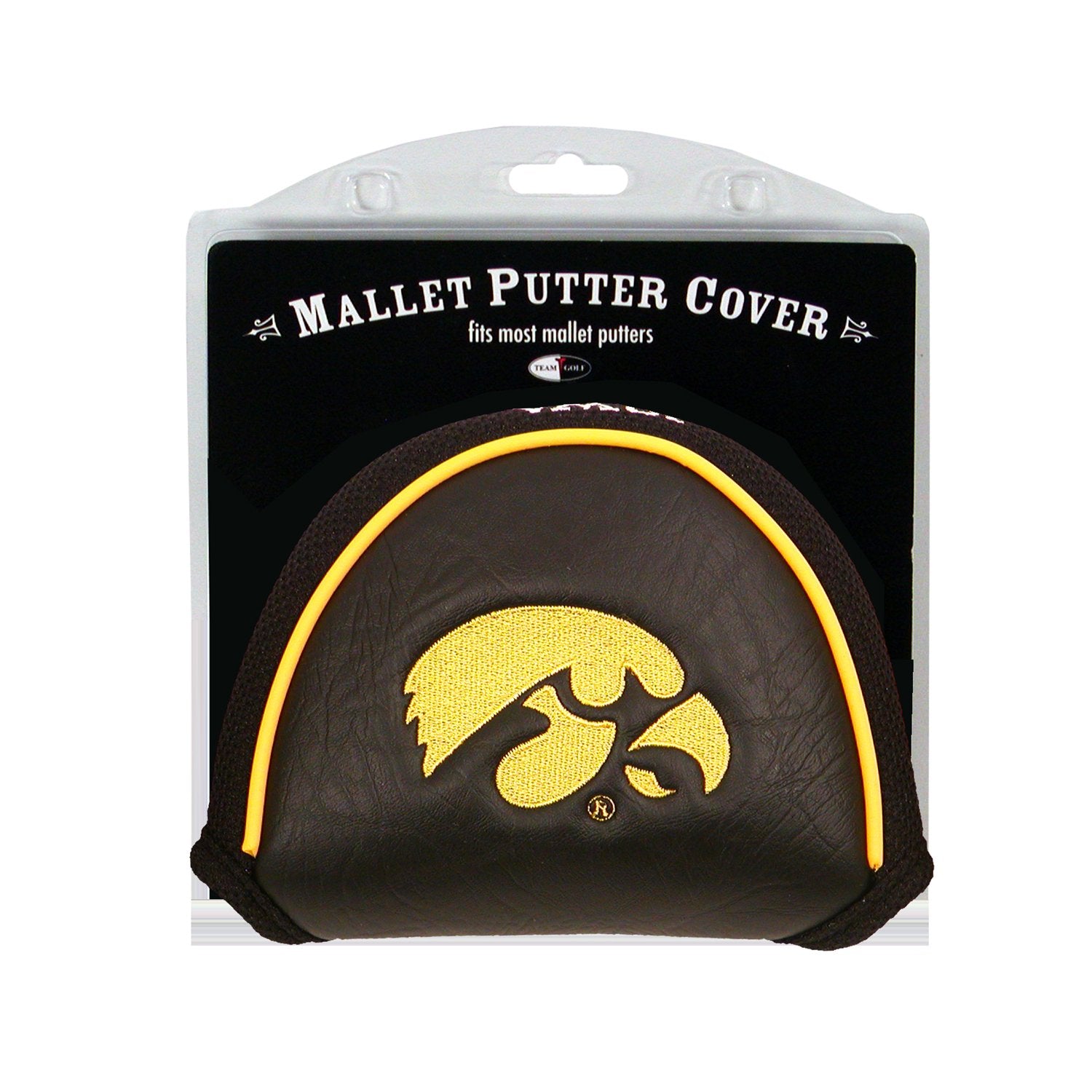 Team Golf Ncaa Iowa Hawkeyes Golf Mallet Putter Cover Golf Club Mallet Putter Headcover, Fits Most Mallet Putters, Scotty Camero