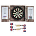 Hathaway Winchester Dartboard & Cabinet Set, Driftwood