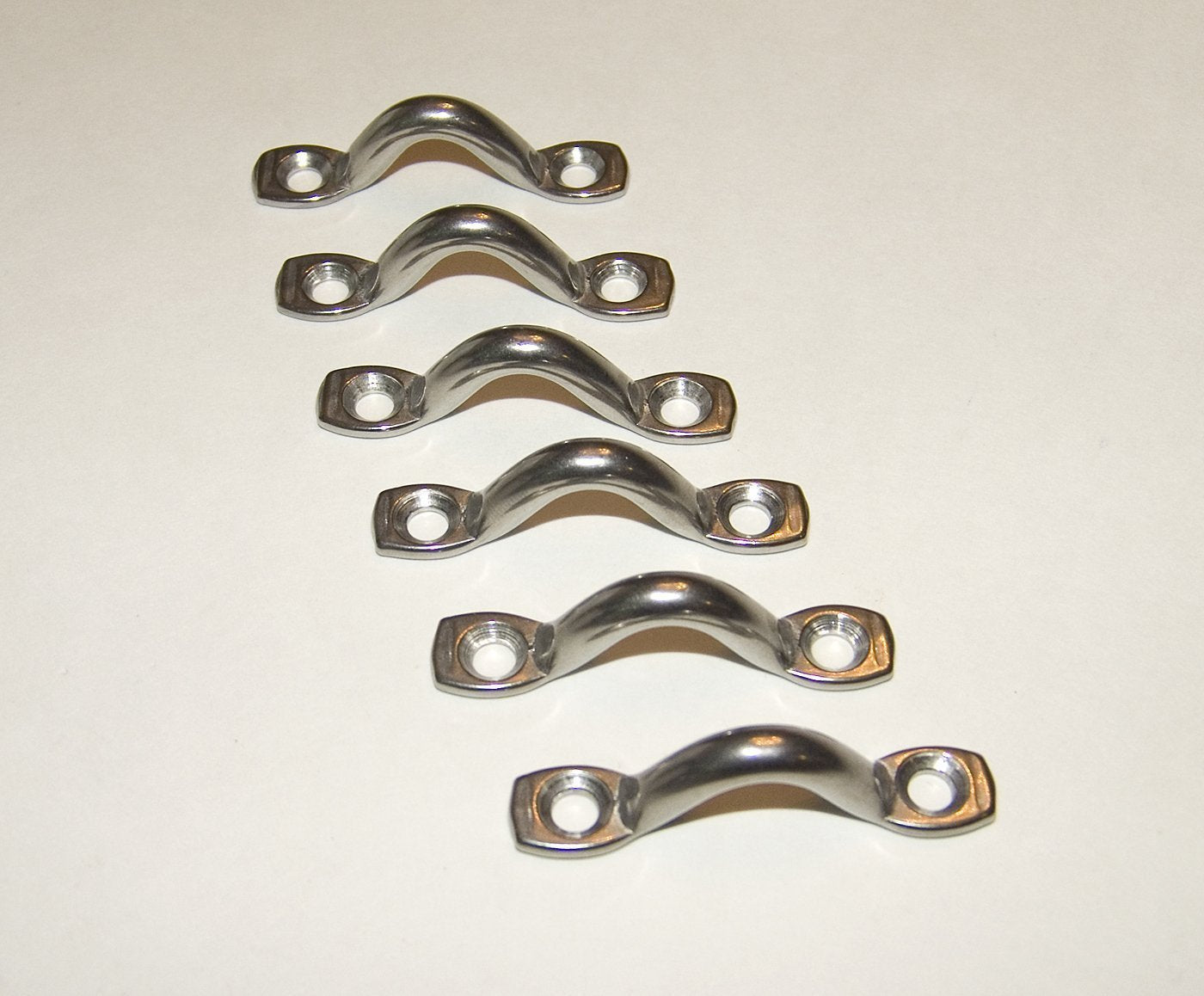 Pad Eye, Tie Down, Kayak Deck Loops, Stainless Steel Loop, 6 Piece
