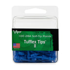 Viper Dart Accessory: Tufflex Ii 2Ba Thread Soft Tip Dart Points, Blue, 100 Pack