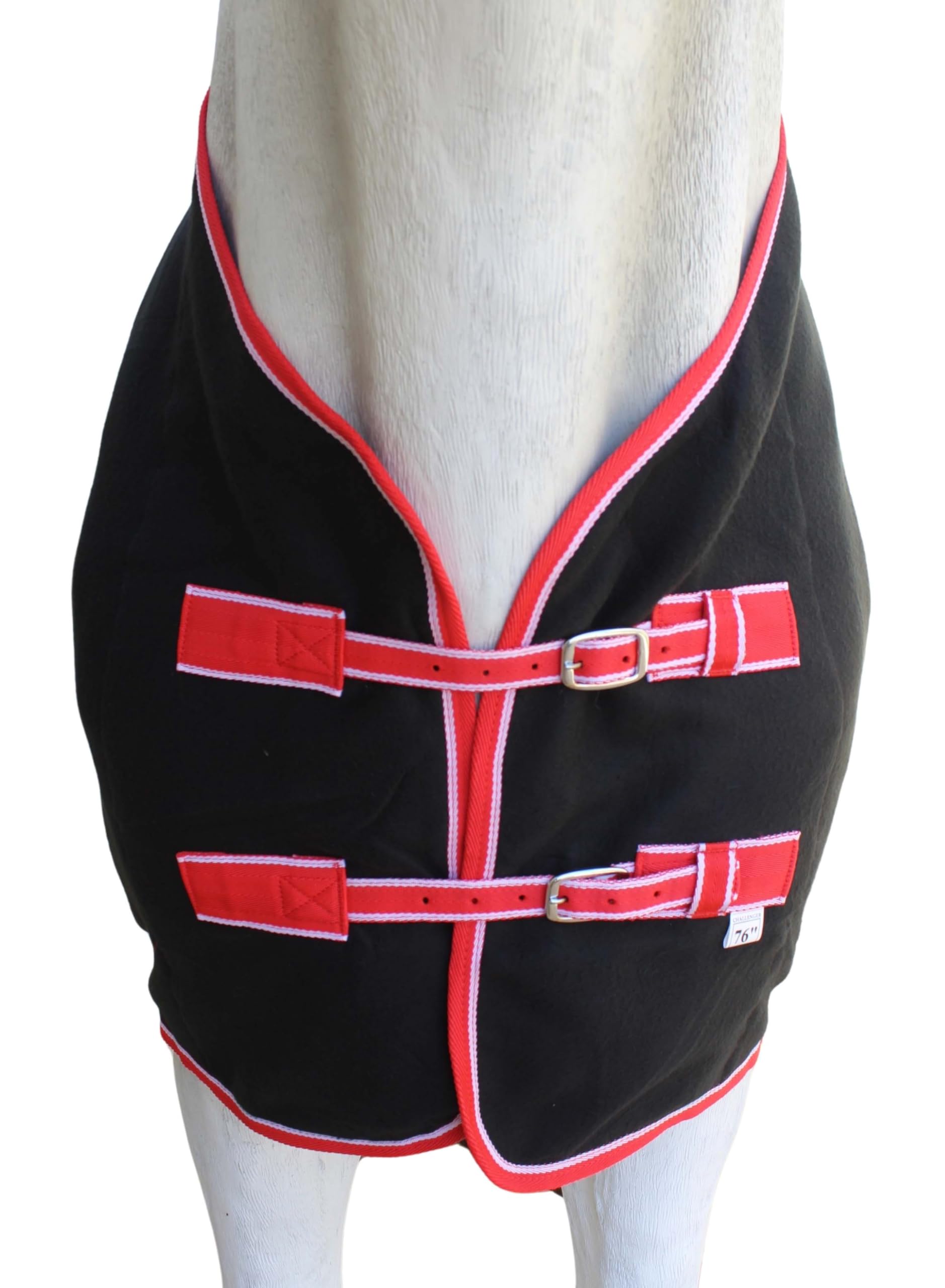 Challenger 72'' Horse Polar Fleece Cooler Exercise Blanket Wicks Moisture 4385