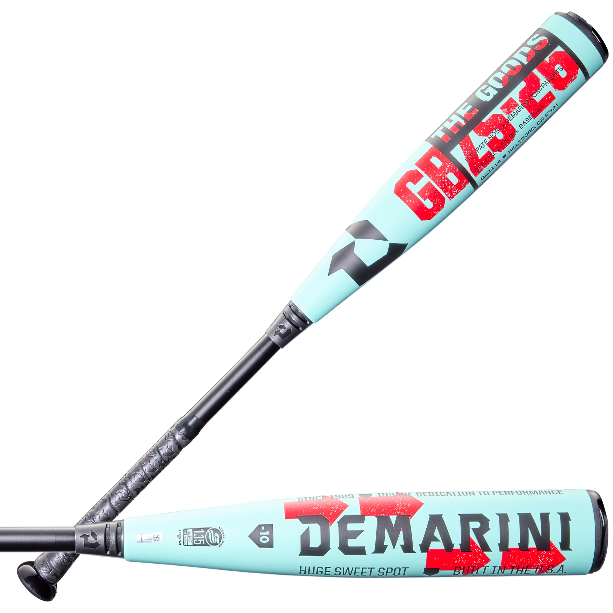 DeMarini 2026 The Goods (-10) 2     USSSA Baseball Bat - 29/19 oz