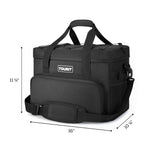 Tourit Cooler Bag 46-Can Insulated Soft Cooler Portable Cooler Bag 32L Lunch Coolers For Picnic, Beach, Work, Trip, Black