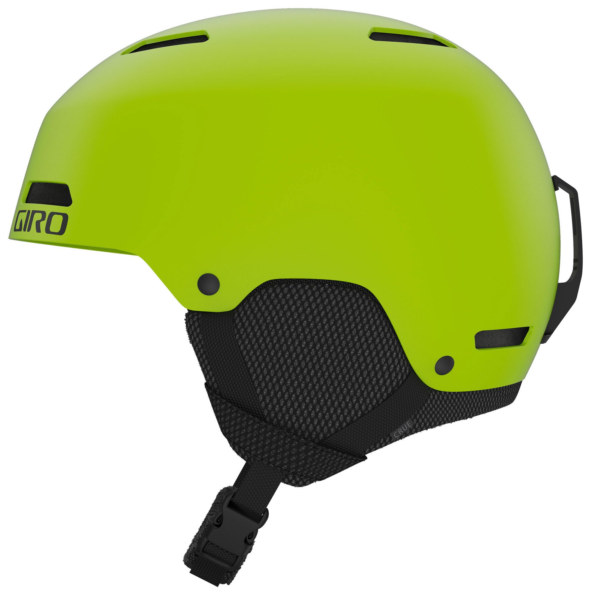 Giro Crue Toddler Ski Helmet - Snowboard Helmet for Kids, Boys & Girls - Ano Lime - XS (48.5-52 cm)