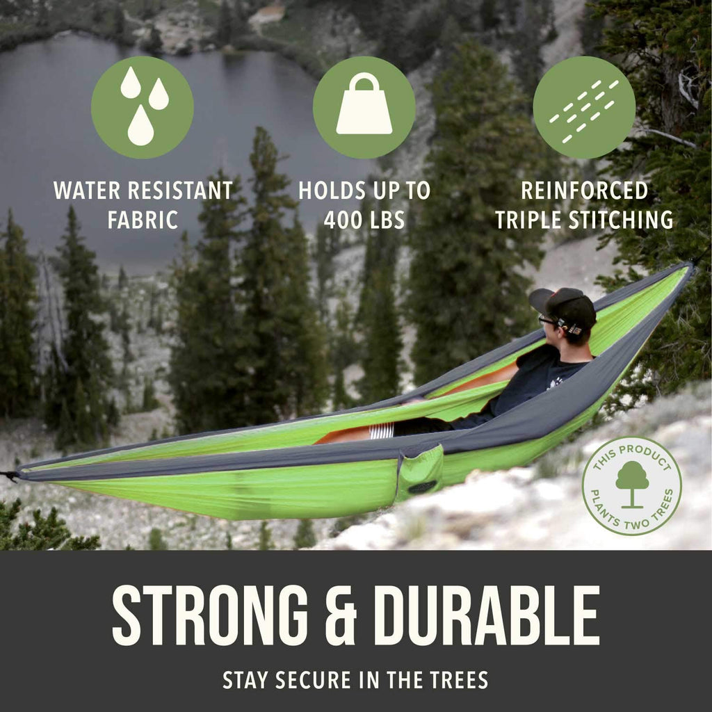 Madera Outdoor Hammocks - Camping Hammock For Outdoors, Backpacking & Camping Gear - Portable Hammock For Travel, Outdoors - Tre