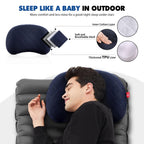 Hikenture Inflatable Pillow For Camping, Washable Backpacking Pillow For Sleeping, Ultralight Blow Up Pillows With Removable Cov