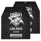 Weighted Vest Plates Pair for Tactical Vest Carriers, 9.8x11 Steel Weight Plates (5.51LB, 8.81LB, 15.43LB, 20.94LB), Rust-Proof 