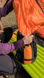 Teton Sports Altos-S 0F Ultralight Mummy Sleeping Bag For Camping, Hiking, Backpacking (Orange), 84 X 32 X 3''
