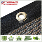 Colourtree Customized Size Fence Screen Privacy Screen Brown 8 X 183 - Commercial Grade 170 Gsm - Heavy Duty - 3 Years Warranty