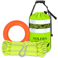 AOLEBA Water Rescue Throw Bag with 8MM Reflective Rope, 1900lbs Tensile Strength Emergency Safety Gear for Boating, Kayaking, Ra