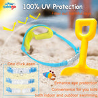 Goggles For Kids Swimming 2 Pack No Leaking Anti-Fog Outer Eye Fit With Wide View Uv Protection Crystal Clear Watertight Swim Go
