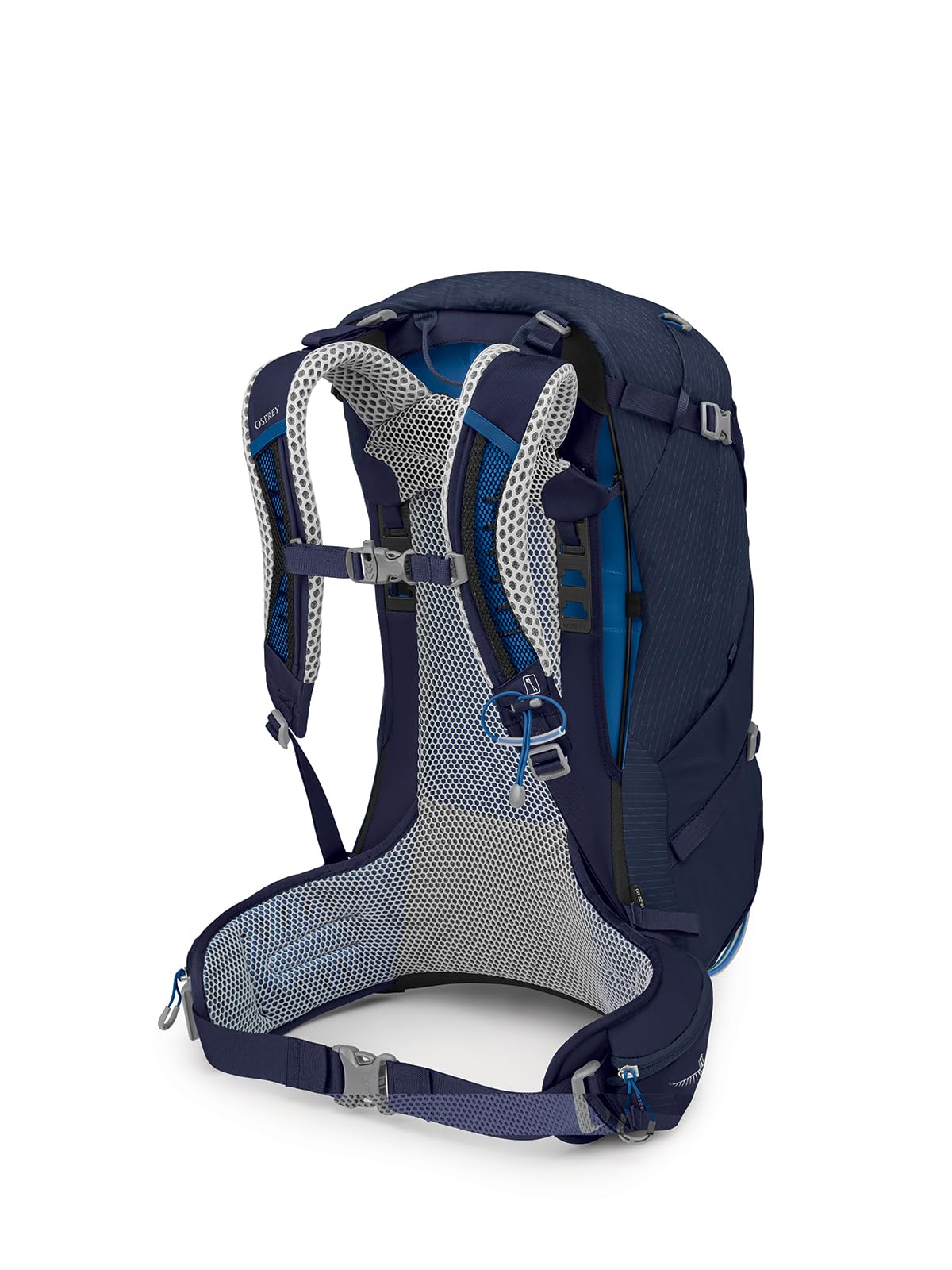 Osprey Stratos 34L Mens Hiking Backpack, Cetacean Blue, One Size