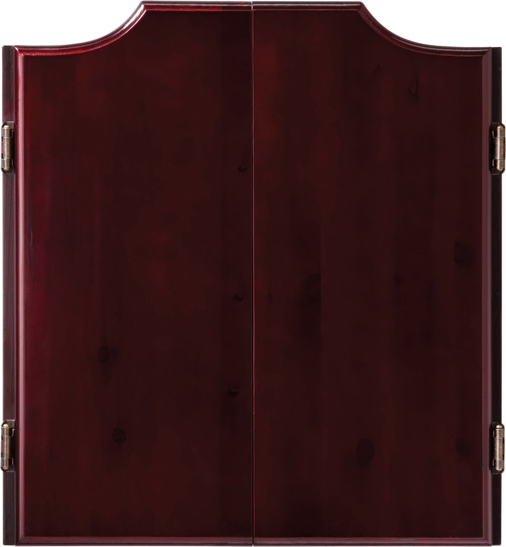 Viper By Gld Products Hudson All-In-One Dart Center: Classic Solid Wood Cabinet & Official Sisal/Bristle Dartboard Bundle: Premi