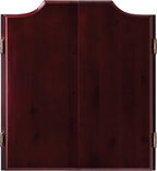 Viper By Gld Products Hudson All-In-One Dart Center: Classic Solid Wood Cabinet & Official Sisal/Bristle Dartboard Bundle: Premi