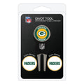 Team Golf Nfl Green Bay Packers Divot Tool Pack With 3 Golf Ball Markers Divot Tool With 3 Golf Ball Markers Pack, Markers Are R
