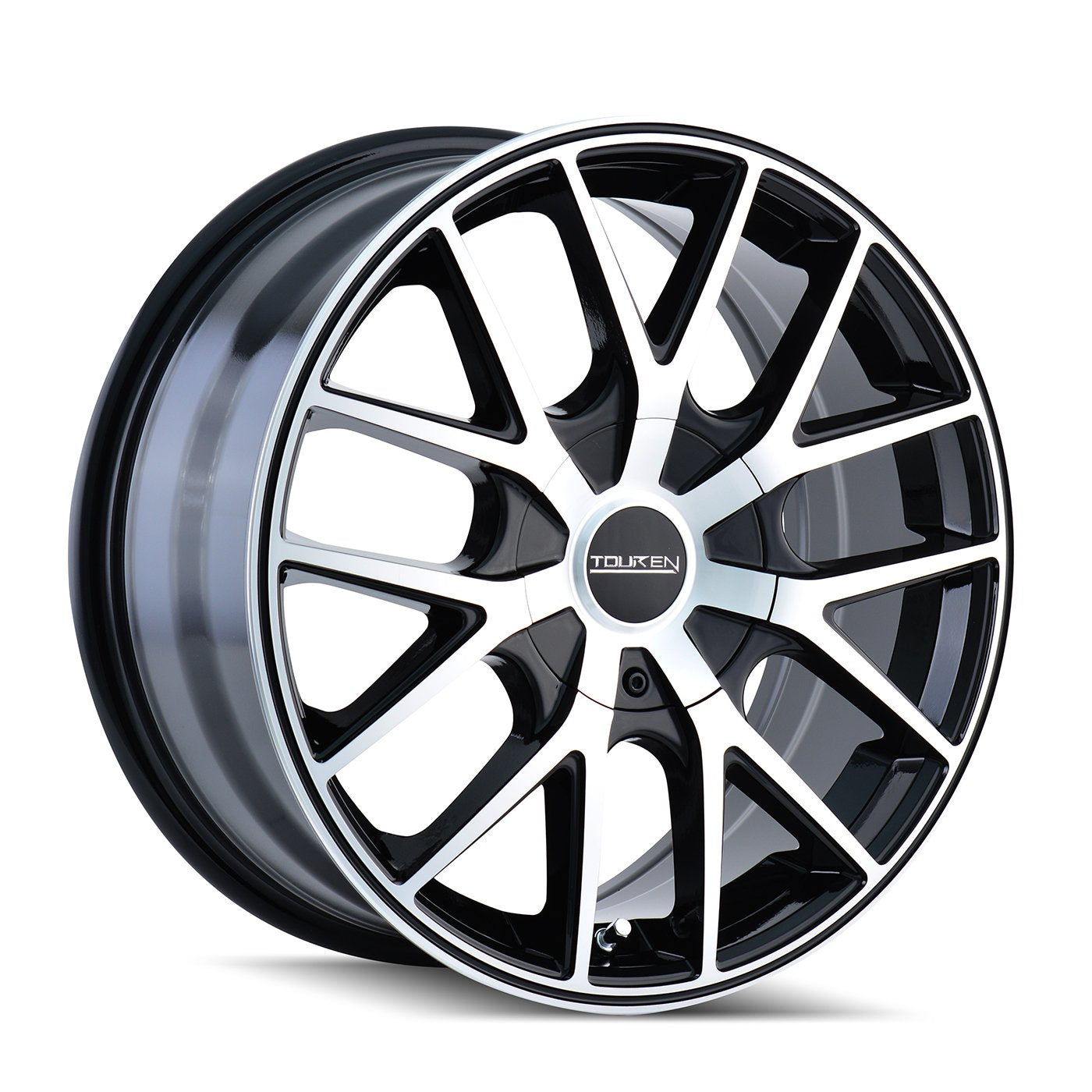 TR60 17x7.5, Bolt Pattern: 5x100/4.5, Offset: 42, BLACK/MACHINED FACE/BLACK RING, set of 1