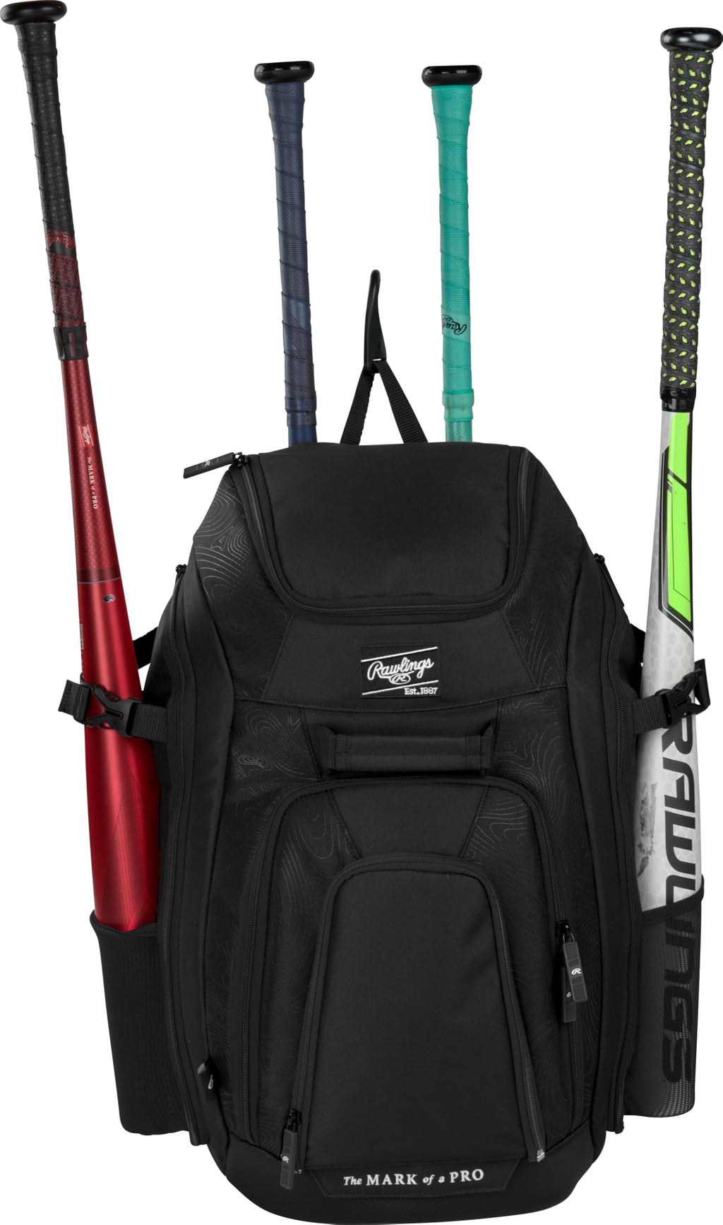 Rawlings | LEGION 2.0 Players Backpack | Baseball/Softball | BLACK