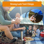 Tarp Clip Crocodile Mouth Multipurpose Secures Clamp With Strong Lock Grip Clamp Trap Clip Camping Clamp Clip Tighten Lock Grip