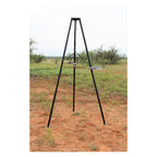 Hme Tri-Pod Black Steel Game Hunting Hoist | Economical & Convenient Support Stand | Up To 300 Lb. Capacity, 98'' Lift Height