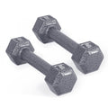 Cap Barbell Cast Iron Hex Dumbbell, Pair, 5 Lb
