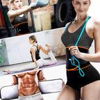 Kingpavonini Waist Trainer Stomach Wraps Sweat Belt Waist Trimmer For Men Women Black