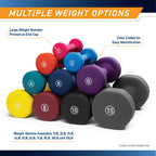 Marcy Neoprene Dumbbell, Single Piece, 5-Lb, Indigo Blue