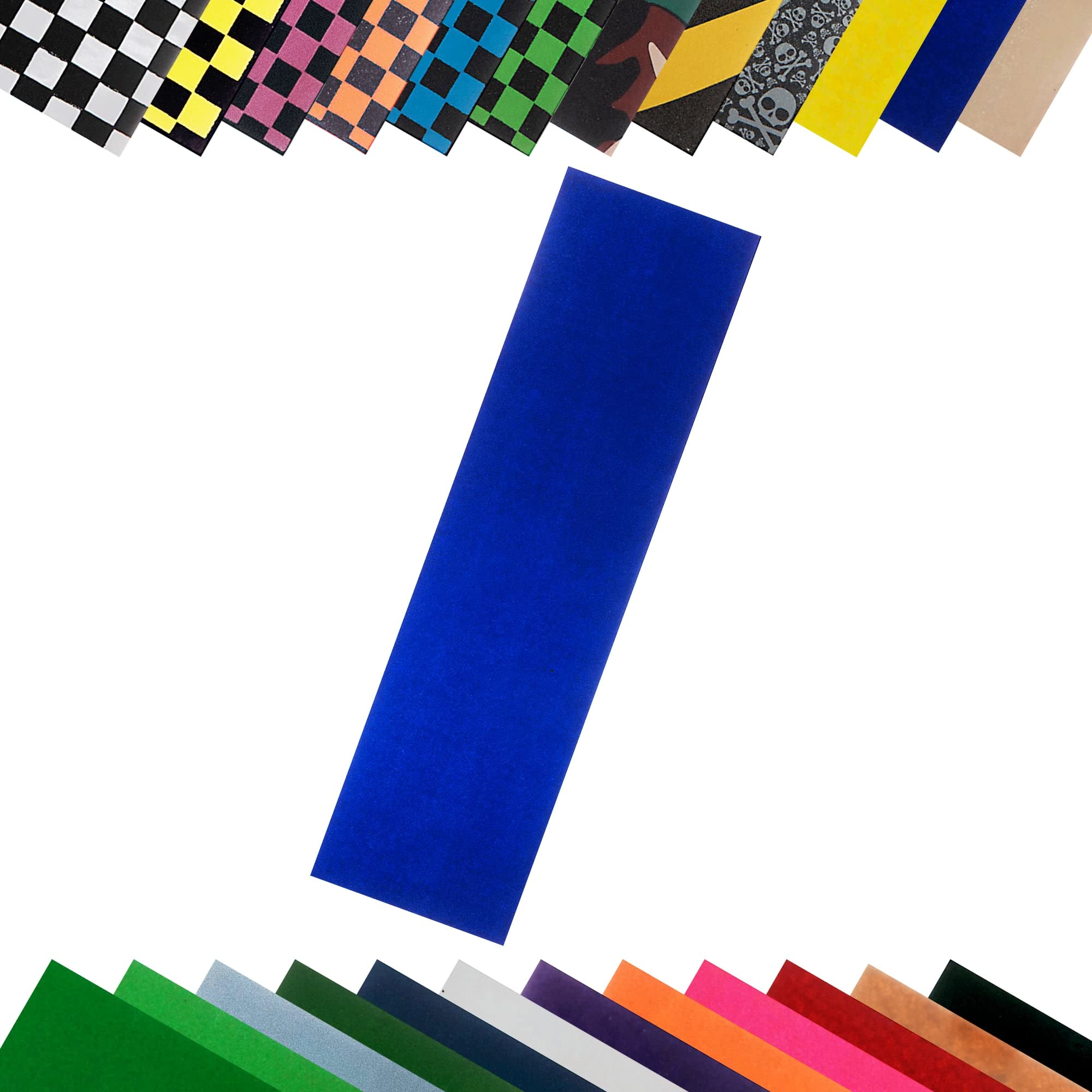 Turbo 9 X 33 Inch Skateboard Grip Tape Sheet Blue