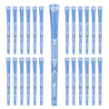 Karma Sparkle Light Blue Golf Grip Set for Women, 25 Pack Ladies Standard Size Replacement Golf Club Grips That Glitter