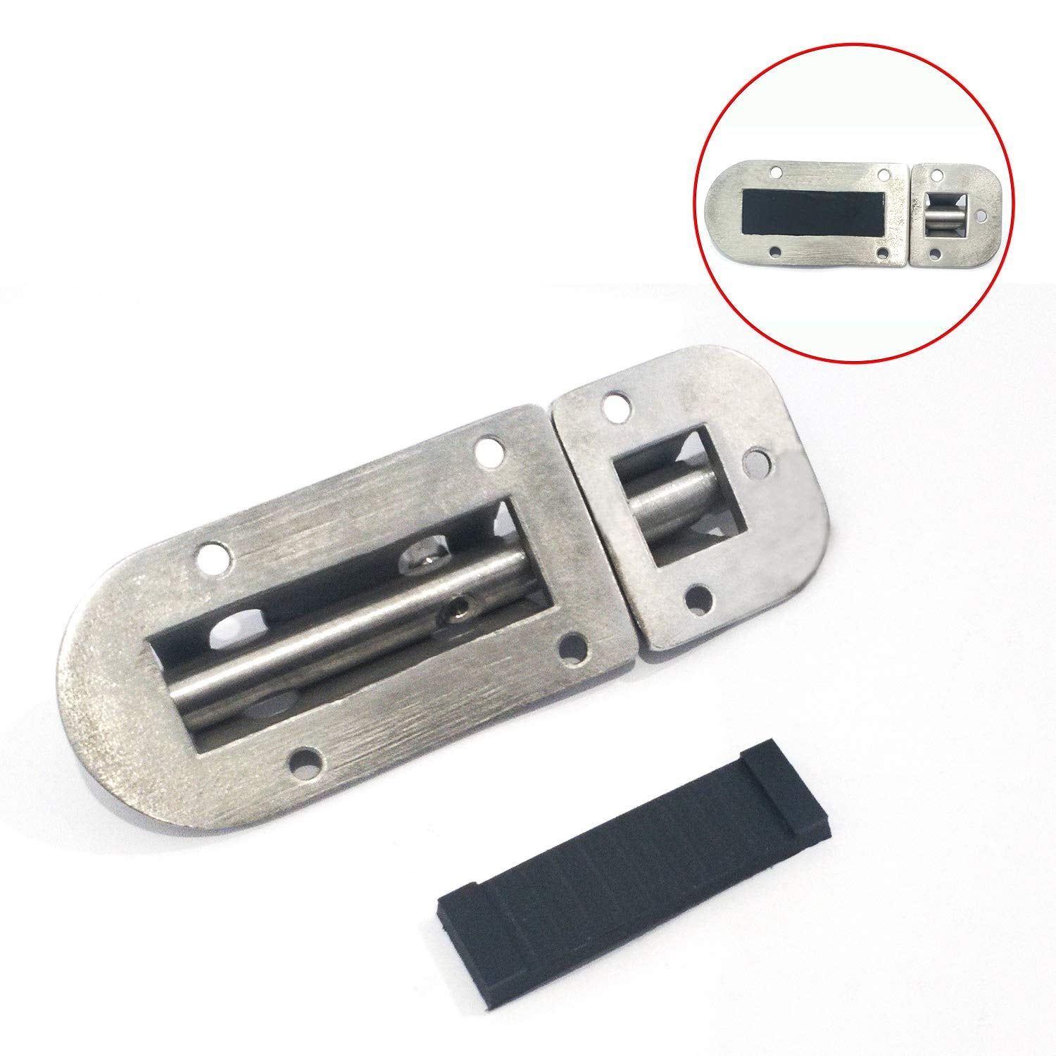 Nrc&Xrc Marine 316 Stainless Steel Heavy Duty 4-1/3'' Long Locker Latch Slide Barrel Bolt For Marine Boat Window/Door/Hatch