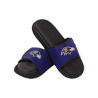 FOCO Baltimore Ravens NFL Mens Foam Sport Slide - M