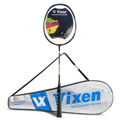 Vixen Badmintion Racket & Cover | Light Weight 90Gm | Sliper Grip | High Durabilty Badmintion Racket. (Br Vx 4)