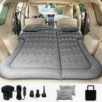 Saygogo Suv Air Mattress Camping Bed Cushion Pillow - Inflatable Thickened Car Air Bed With Air Pump Portable Sleeping Pad Mattr