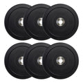Cap Barbell 100 Lb Pro Olympic Bumper Plate Set, Black