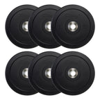 Cap Barbell 100 Lb Pro Olympic Bumper Plate Set, Black