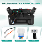 Drive-Up Club Car Precedent Led Head Light With Bumper Replacement Or Upgrade For 2004-Up Electric Golf Carts