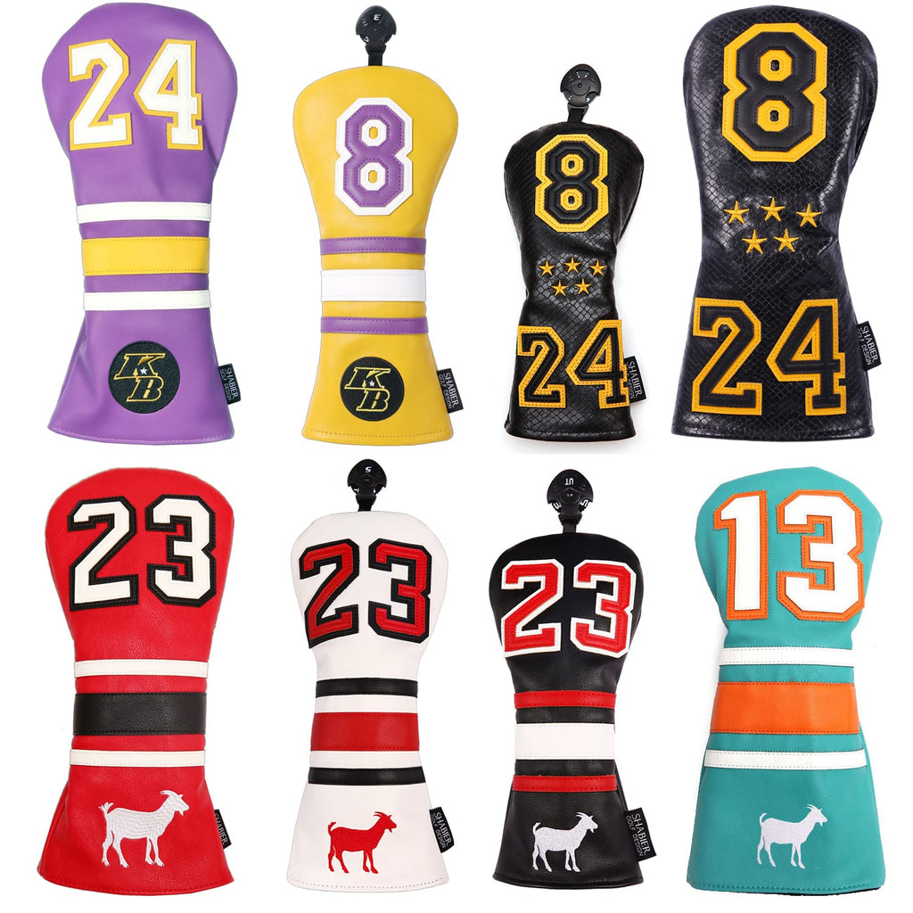 Shabier Golf Sports Style Golf Wood Club Headcover Driver Cover For Taylormade M5 M6 Driver (No8 Fairway Cover)