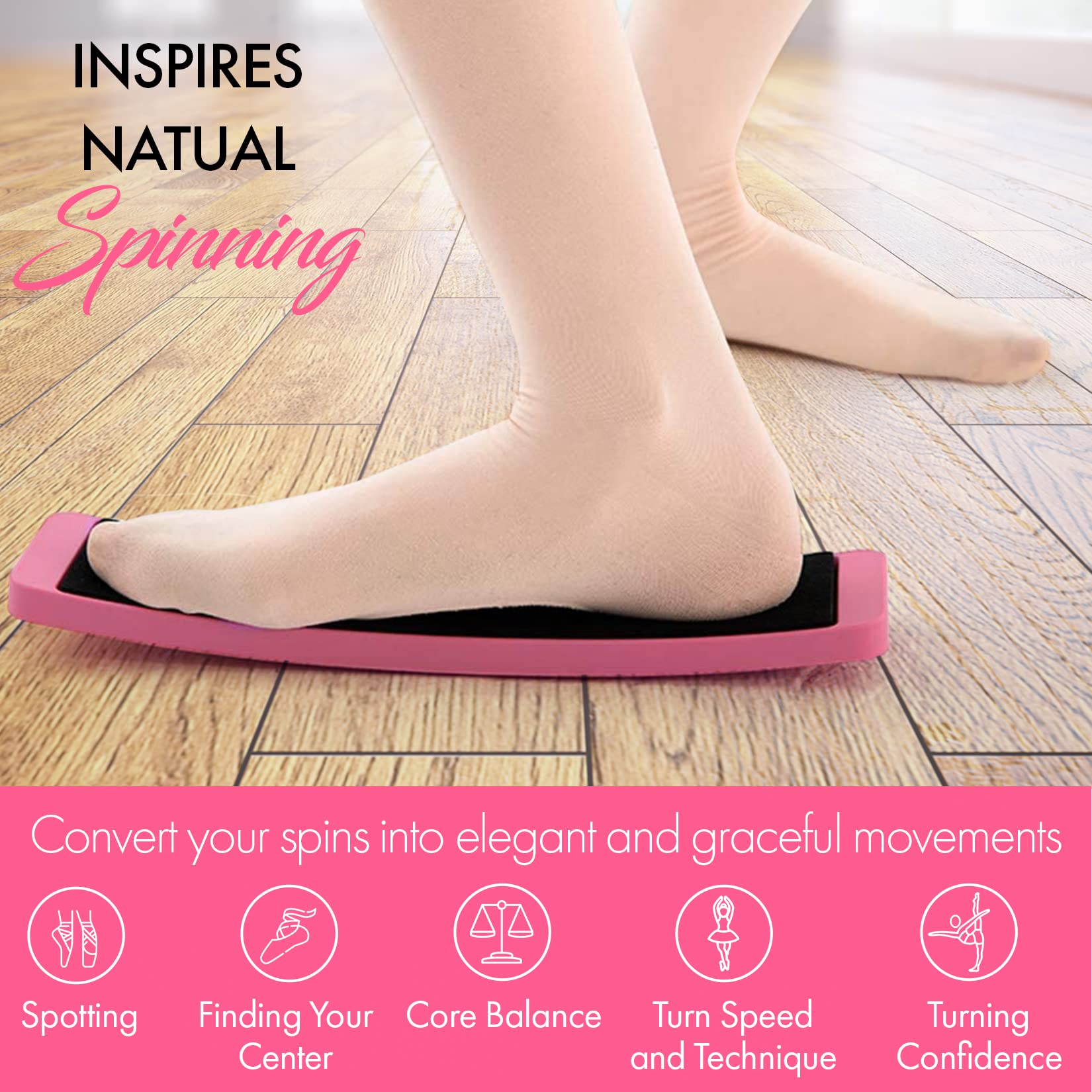 Zenmarkt Turning Boards For Dancers - Ballet Spin Boards For Dancers, Ice Skaters, Cheerleaders, And Gymnasts - Specially Design