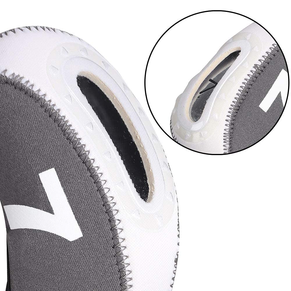 Big Teeth Golf Iron Head Covers 11Pcs Neoprene Golf Club Protector Flexible With Window And Number Tag Multi Color (Grey)