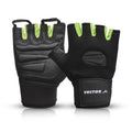 Vector X Vx 500 Gym Fitness Fingerless Gloves For Men Women Sports Practice Gloves With Wrist Support Accessories Size MBlack